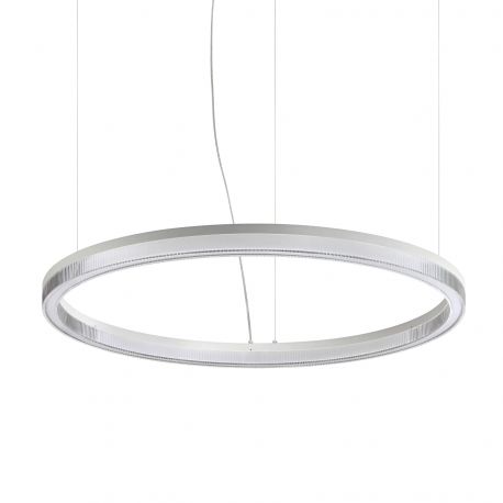 Pendule, Lustre suspendate - Lustra LED suspendata design circular CROWN SP D80 BIANCO