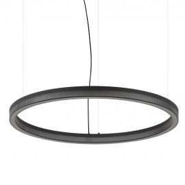Pendule, Lustre suspendate - Lustra LED suspendata design circular CROWN SP D80 NERO