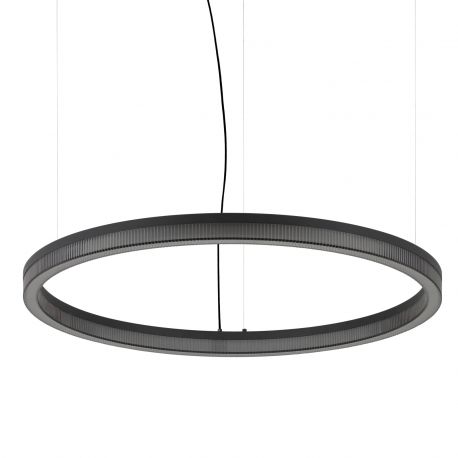 Pendule, Lustre suspendate - Lustra LED suspendata design circular CROWN SP D80 NERO