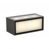Aplica LED perete exterior IP65 CANCUN gri inchis