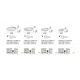 Plafoniere - Plafoniera LED design circular PLANET PL D40 OTTONE