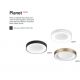 Plafoniere - Plafoniera LED design circular PLANET PL D30 OTTONE