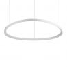 Lustra LED suspendata design circular GEMINI SP D105 ON-OFF BIANCO 4000K