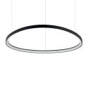 Lustra LED suspendata design circular GEMINI SP D105 ON-OFF NERO 4000K