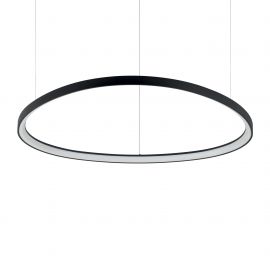 Pendule, Lustre suspendate - Lustra LED suspendata design circular GEMINI SP D105 ON-OFF NERO 4000K