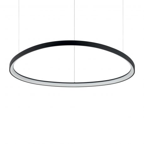 Pendule, Lustre suspendate - Lustra LED suspendata design circular GEMINI SP D105 ON-OFF NERO 4000K