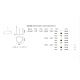 Pendule, Lustre suspendate - Lustra LED suspendata design circular GEMINI SP D105 ON-OFF NERO 4000K