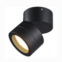 Aplica exterior cu spot GX53 directionabil IP65 SALER negru