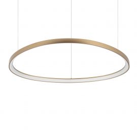 Pendule, Lustre suspendate - Lustra LED suspendata design circular GEMINI SP D105 ON-OFF OTTONE 4000K
