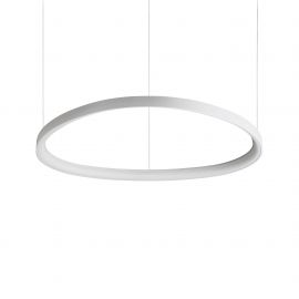 Lustra LED suspendata design circular GEMINI SP D081 ON-OFF BIANCO 4000K