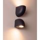 Aplice - Mini aplica iluminat fatada exterior IP65 BALDY gri inchis