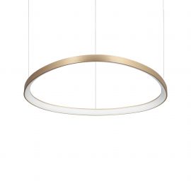 Lustra LED suspendata design circular GEMINI SP D081 ON-OFF OTTONE 4000K
