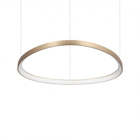 Pendule, Lustre suspendate - Lustra LED suspendata design circular GEMINI SP D081 ON-OFF OTTONE 4000K