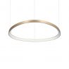 Lustra LED suspendata design circular GEMINI SP D081 ON-OFF OTTONE 4000K