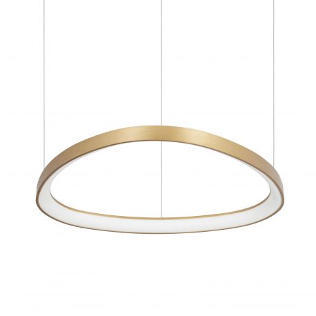 Pendule, Lustre suspendate - Lustra LED suspendata design circular GEMINI SP D061 ON-OFF OTTONE 4000K