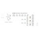 Pendule, Lustre suspendate - Lustra LED suspendata design circular GEMINI SP D042 ON-OFF BIANCO 4000K