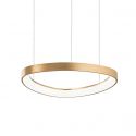 Lustra LED suspendata design circular GEMINI SP D042 ON-OFF OTTONE 4000K