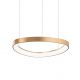 Pendule, Lustre suspendate - Lustra LED suspendata design circular GEMINI SP D042 ON-OFF OTTONE 4000K
