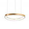 Lustra LED suspendata design circular GEMINI SP D042 ON-OFF OTTONE 4000K