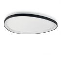 Plafoniera LED design circular GEMINI PL D081 ON-OFF NERO 4000K 