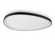 Plafoniere - Plafoniera LED design circular GEMINI PL D081 ON-OFF NERO 4000K