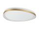 Plafoniere - Plafoniera LED design circular GEMINI PL D081 ON-OFF OTTONE 4000K