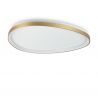 Plafoniera LED design circular GEMINI PL D081 ON-OFF OTTONE 4000K
