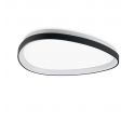 Plafoniera LED design circular GEMINI PL D061 ON-OFF NERO 4000K 
