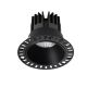 Spoturi tavan fals - Spot LED incastrabil Game trimless round 11w 3000k nero