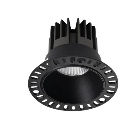 Spoturi tavan fals - Spot LED incastrabil Game trimless round 11w 3000k nero