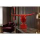 Statuete - Statueta decorativa HIGH DIVER 50cm rosu