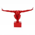 Statueta decorativa HIGH DIVER 50cm rosu