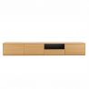 Comoda TV suspendata LOFT 200cm natur/ negru