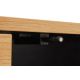 Comode - Comoda TV suspendata LOFT 200cm natur/ negru