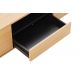 Comode - Comoda TV suspendata LOFT 200cm natur/ negru