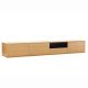 Comode - Comoda TV suspendata LOFT 200cm natur/ negru