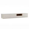 Comoda TV suspendata LOFT 200cm alb/ natur