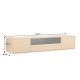 Comode - Comoda TV suspendata LOFT 150cm natur/ negru