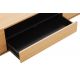 Comode - Comoda TV suspendata LOFT 150cm natur/ negru