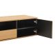 Comode - Comoda TV suspendata LOFT 150cm natur/ negru