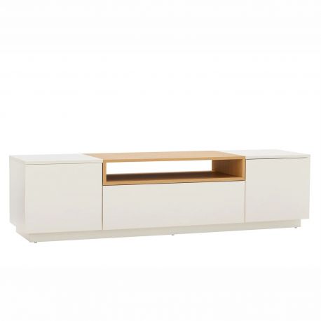 Comode - Comoda TV LOFT 160cm natur/ alb