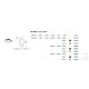 Plafoniere - Plafoniera LED design circular GEMINI PL D042 ON-OFF BIANCO 4000K
