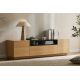 Comode - Comoda TV LOFT 160cm natur/ negru