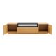 Comode - Comoda TV LOFT 160cm natur/ negru