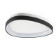 Plafoniera LED design circular GEMINI PL D042 ON-OFF NERO 4000K 