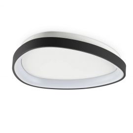 Plafoniera LED design circular GEMINI PL D042 ON-OFF NERO 4000K 