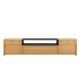 Comode - Comoda TV suspendata LOFT 160cm natur/ negru