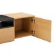 Comode - Comoda TV suspendata LOFT 160cm natur/ negru