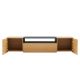 Comode - Comoda TV suspendata LOFT 160cm natur/ negru