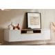 Comode - Comoda TV suspendata LOFT 160cm natur/ alb